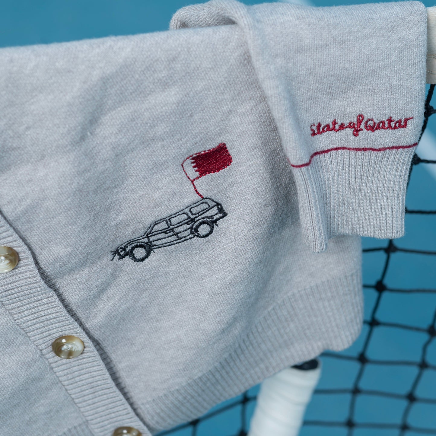 QND tennis collection- boys cardigan