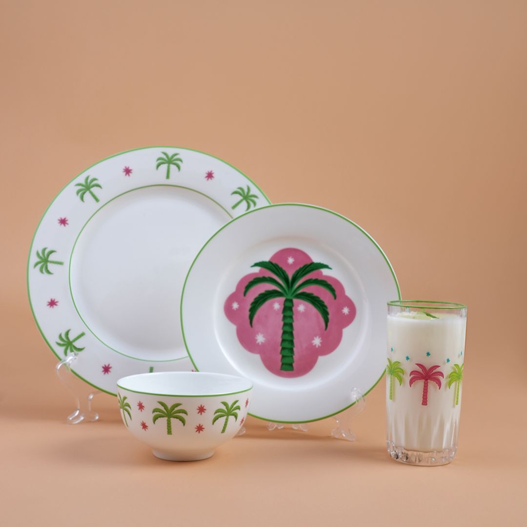 6 Glasses Set - Pink🩷