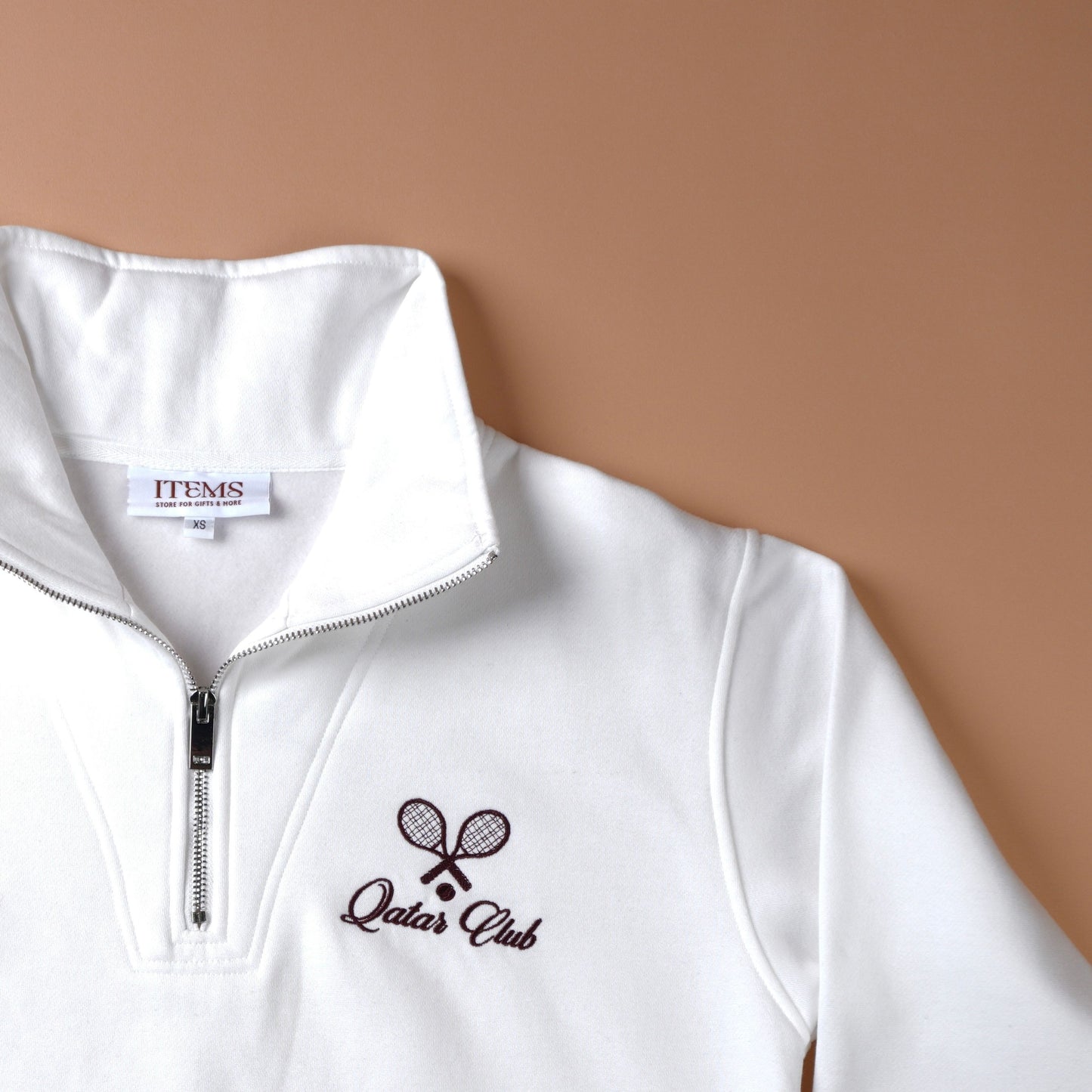 Qatar Club Tennis Zip-Up Sweatshirt