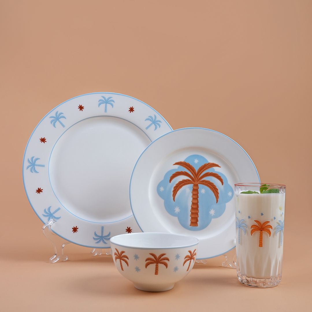 Jug & Glasses Set - Sky Blue🩵🧡 (PRE-ORDER)