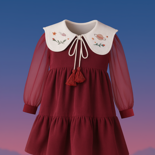 Planet bloom Dress- QND’25