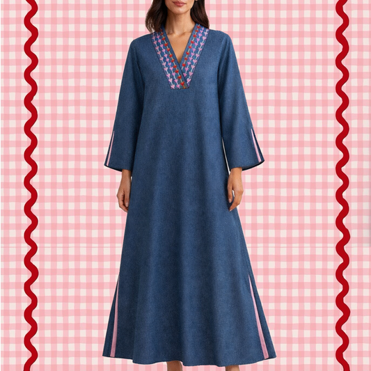 Heart ❤️-Ladies Blue Denim