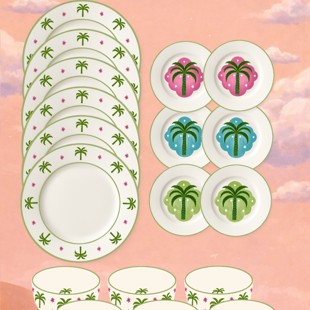 Plates Set -  Pink🩷