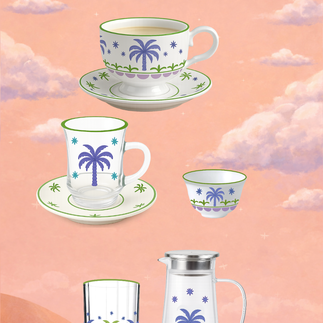 6 Glasses Set - Purple💜