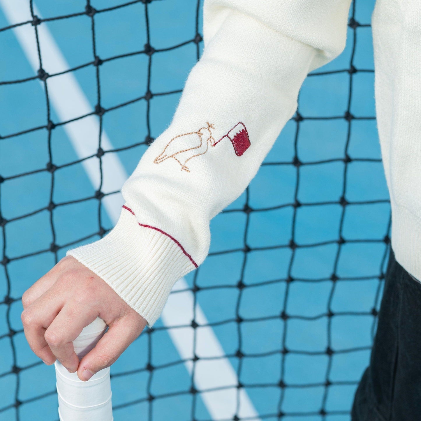 QND tennis collection- girls cardigan