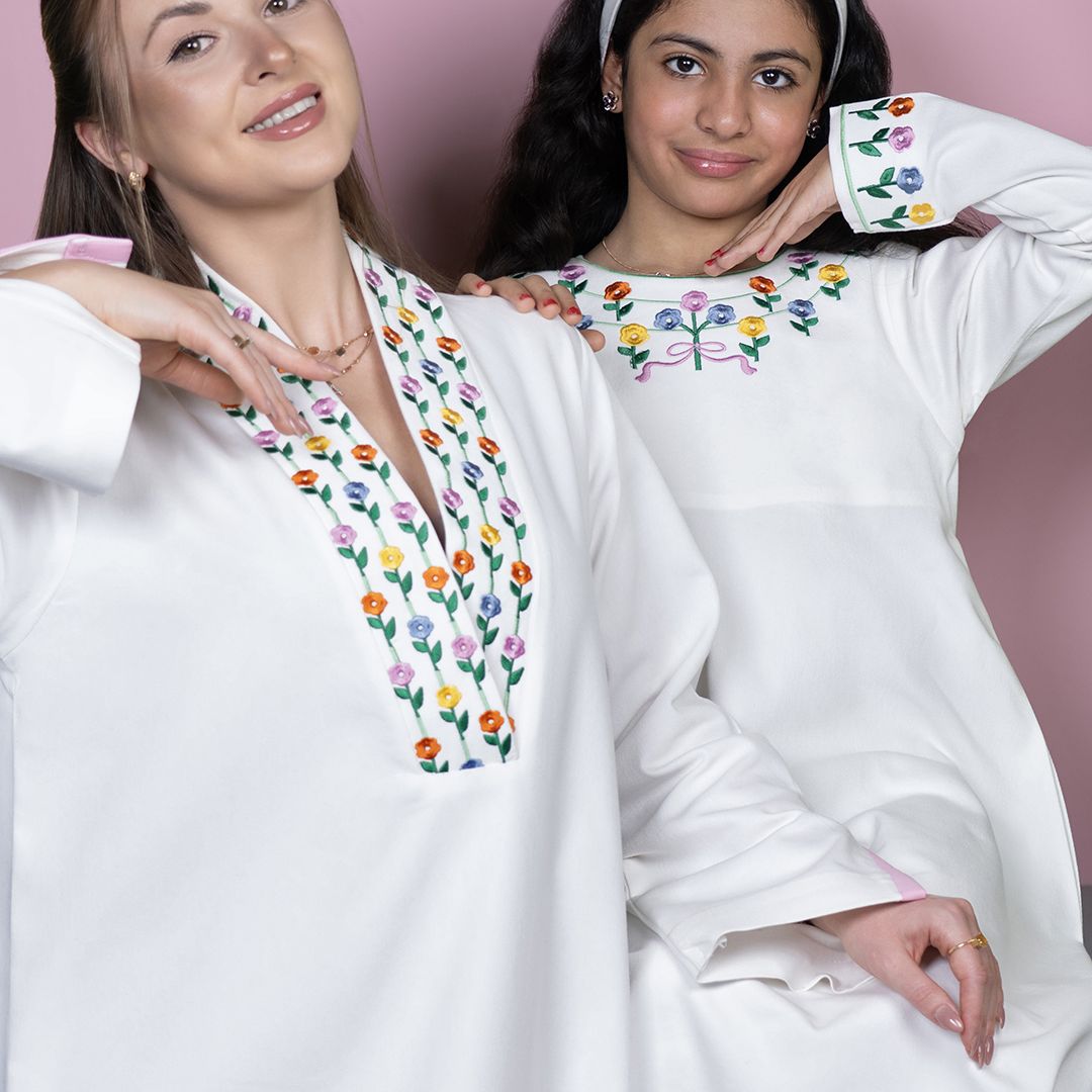 Flower 🌸- Ladies White Denim