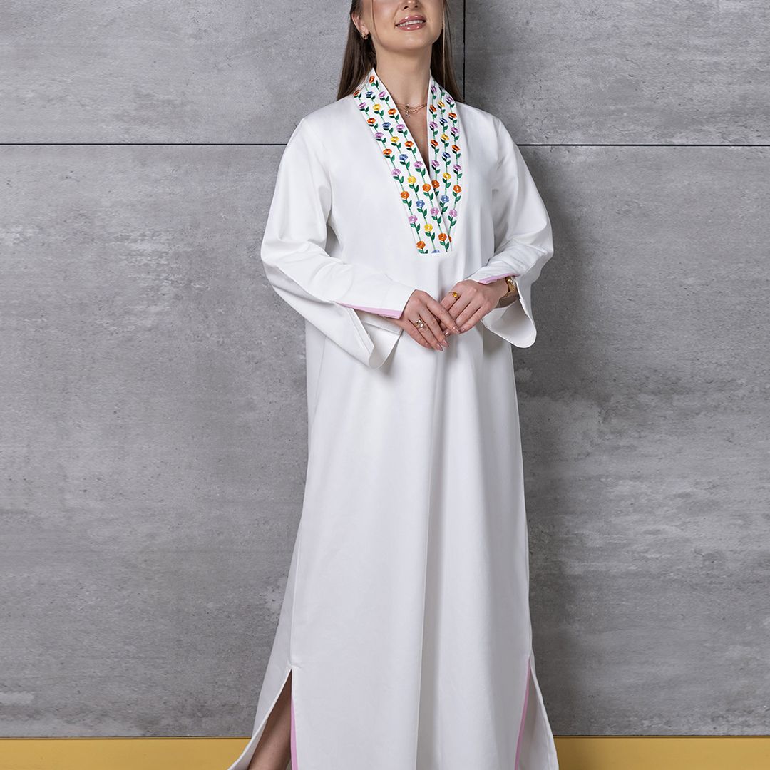 Flower 🌸- Ladies White Denim