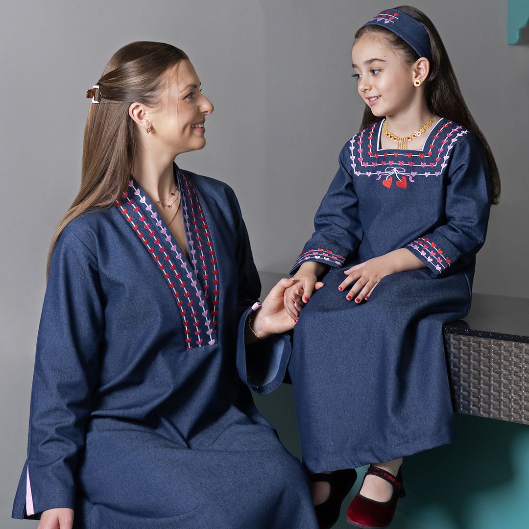 Heart ❤️-Ladies Blue Denim