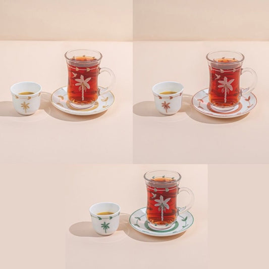 Arabic Tea & Coffee Set - Palms Collection