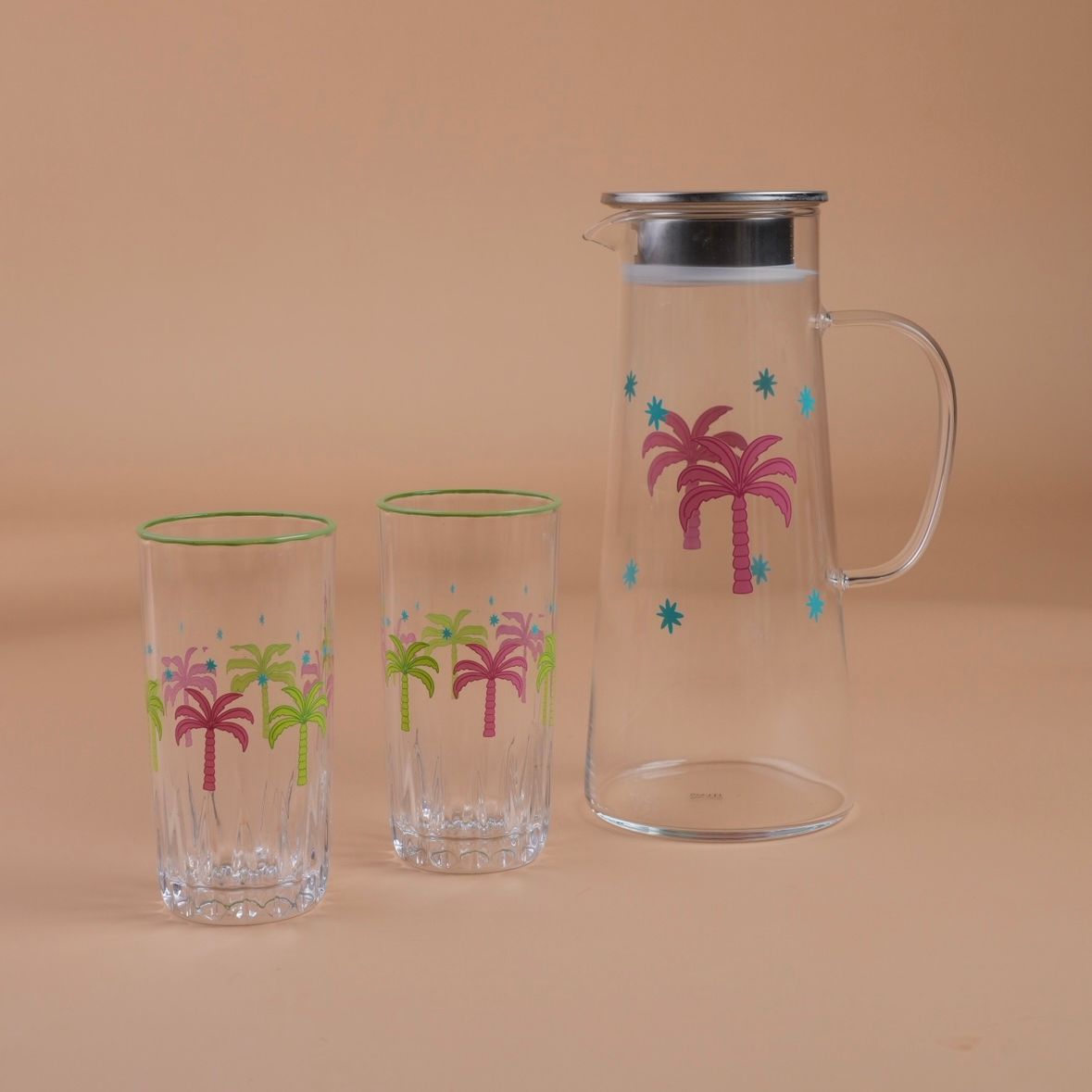 Jug & Glasses Set - Pink🩷
