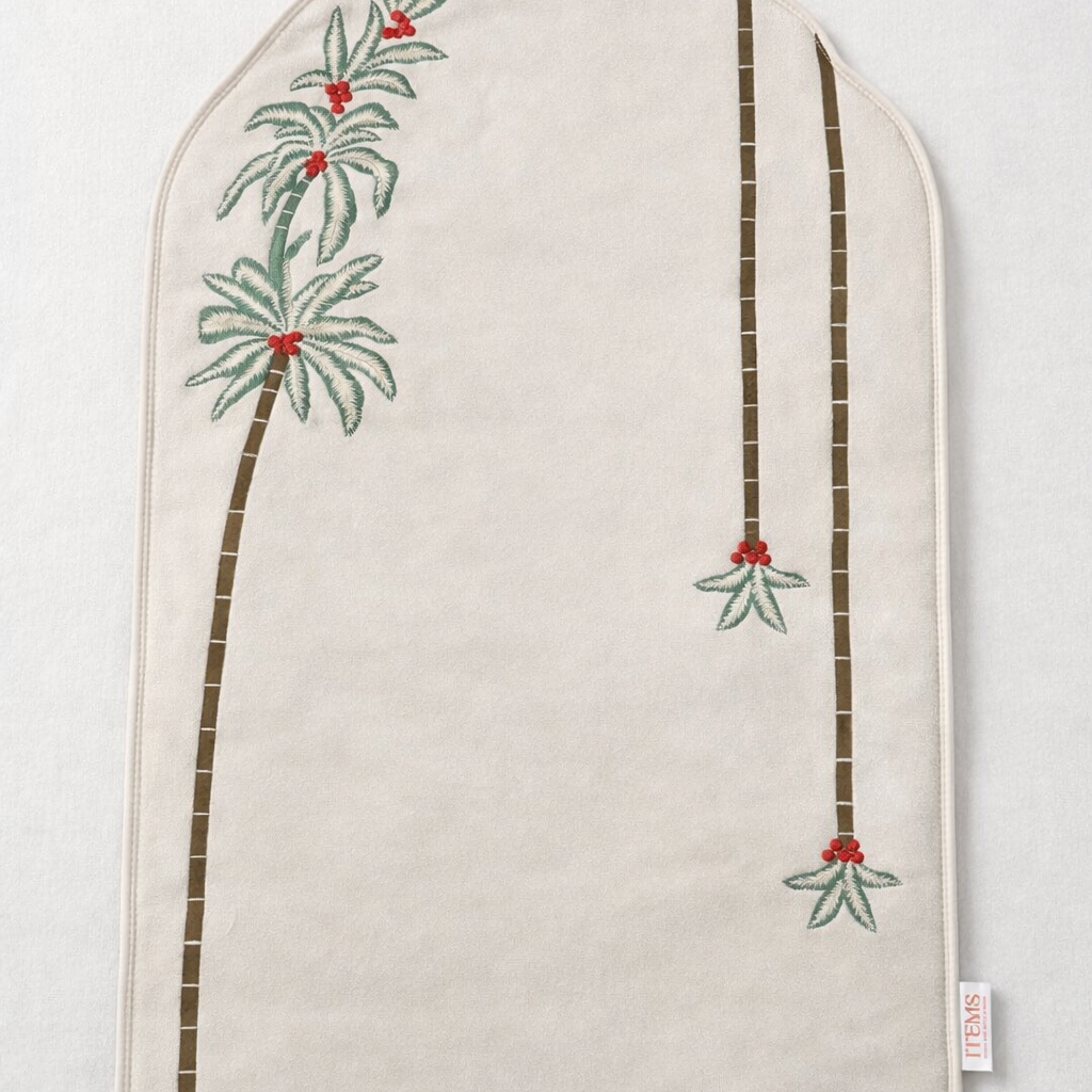 Luxury Palm Embroidery Prayer Mat