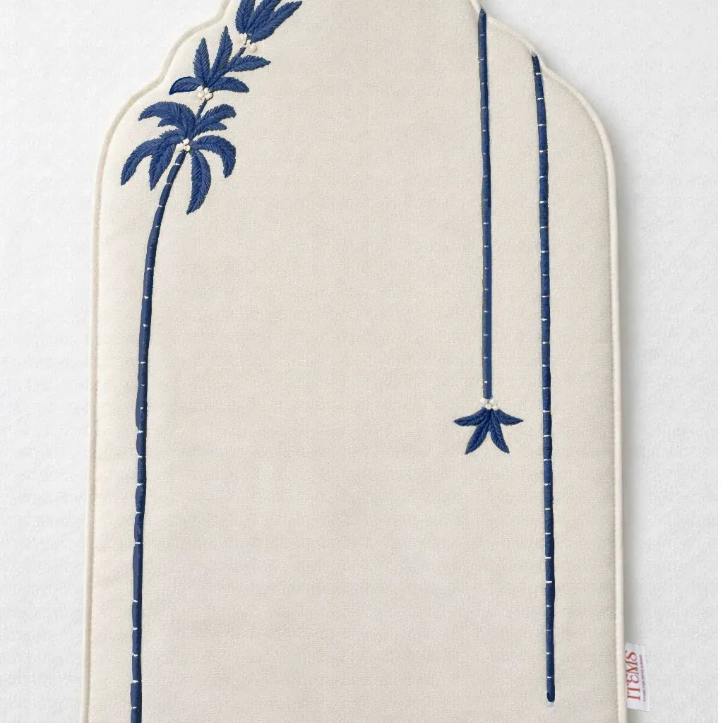 Luxury Palm Embroidery Prayer Mat