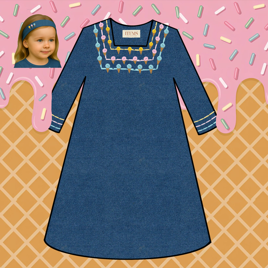 Ice Cream 🍦 - Denim Blue