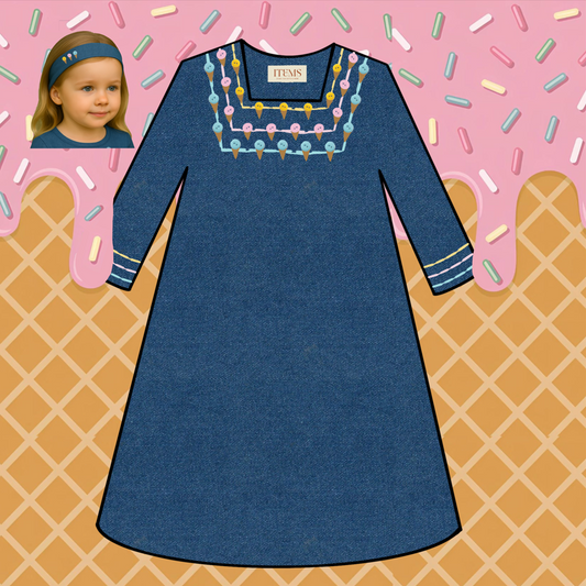 Ice Cream 🍦 - Denim Blue